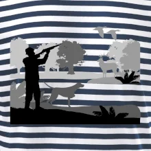 Lovec a stavač v lese Lovec a stavač v lese