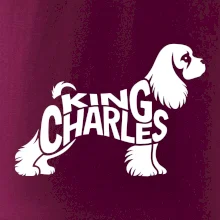 Kavalier king Charles španiel nápis v tele