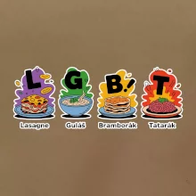 LGBT - Lasagne, Guláš, Bramborák, Tatarák