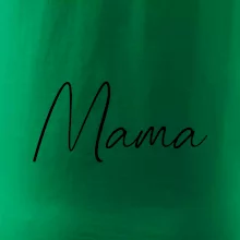 Nápis písací na prsiach - mama