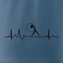 EKG moderná gymnastika obruč