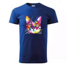 Mačka dúhová hlava Mačka dúhová hlava