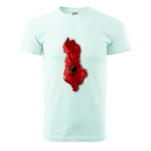 Mapa Albánsko reliéf hôr