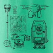 Geodet teodolit dron Geodet teodolit dron