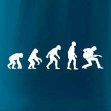 Evolúcia gitarista - kľačiaci