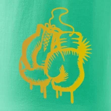 Box rukavice - zlatá potlač Box rukavice - zlatá potlač