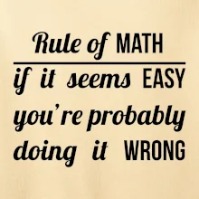 Rule of math Rule of math