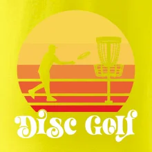 Disc golf postava vintage Disc golf postava vintage