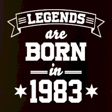 Legends are born in 1983
