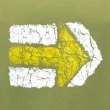 Párová turistická značka žlutá