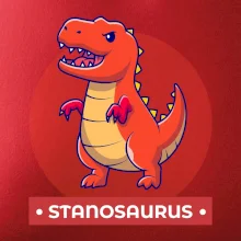 Dinosaurie mená - oranžový dinosaurus Dinosaurie mená - oranžový dinosaurus