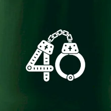 Narodeninové tričko pre policajta - putá 40