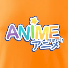 Anime nápis dúhový