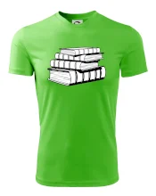 Knihy čiernobiele na sebe