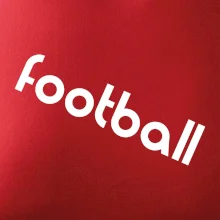 FOOTBALL nápis šikmo