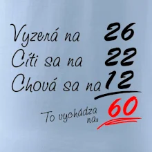 Vyzerá, cíti sa, chová sa - 60 rokov Vyzerá, cíti sa, chová sa - 60 rokov