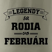 Legendy sa rodia vo februári