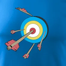 Šípy vo farebnom terči