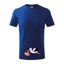 Bocian a bábätko - dievča (Hana-creative)