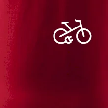 Obrázok kolesa na prsníku ebike