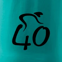 Cyklista oslavuje štyridsiatku (40)