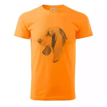 Basset - kreslená hlava