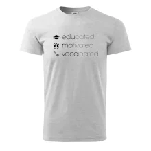 Educated motivated vaccinated Educated motivated vaccinated