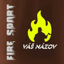 Hasiči - oheň - Váš názov - Prsník + chrbát