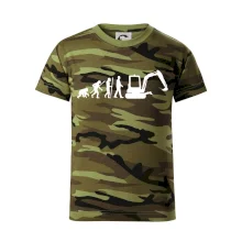 Evolúcia bager malý Evolúcia bager malý