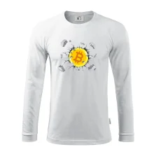 Bitcoin v tričku Bitcoin v tričku