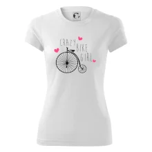 Crazy bike girl