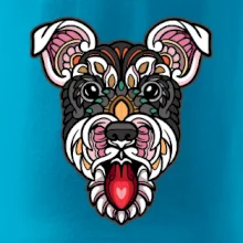 Knírač hlava barevná