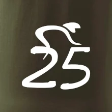 Cyklista oslavuje dvadsaťpäťku (25)