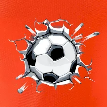 Futbalová lopta v triku