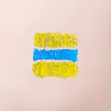 Turistická Cyklo značka - žlto modrá