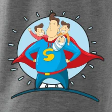 Táta superman - kluk, kluk a dítě