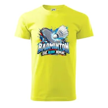 Bedmintonová raketa s košíčkom eat sleep repeat