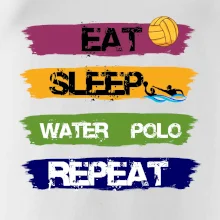Eat sleep watter polo farebné