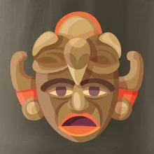 Mayové maska černoch