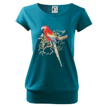 Papagáj  na listnatom strome