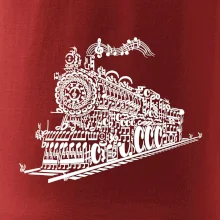 Stará lokomotiva z not