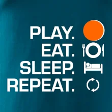 Hokejbal - Play eat sleep repeat