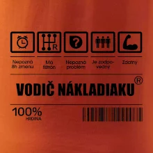 Čiarový kód - Vodič nákladiaku Čiarový kód - Vodič nákladiaku