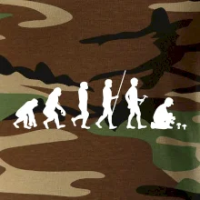 Evolúcia hubár muž Evolúcia hubár muž