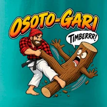 Osoto gari timber judo