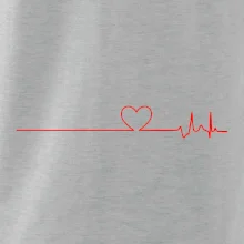 Poker EKG srdce červené