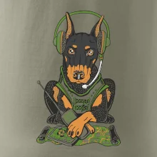 Bojový doberman (Pecka design)