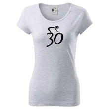 Cyklista oslavuje tridsiatku (30)