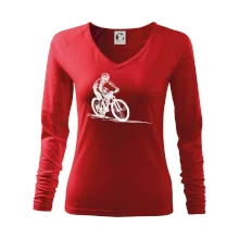 MTB kreslený cyklista MTB kreslený cyklista