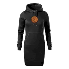 Logo bitcoin vo vyšívanom štýle Logo bitcoin vo vyšívanom štýle